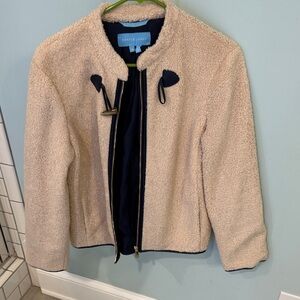 Draper James Women's Tan Teddy Jacket